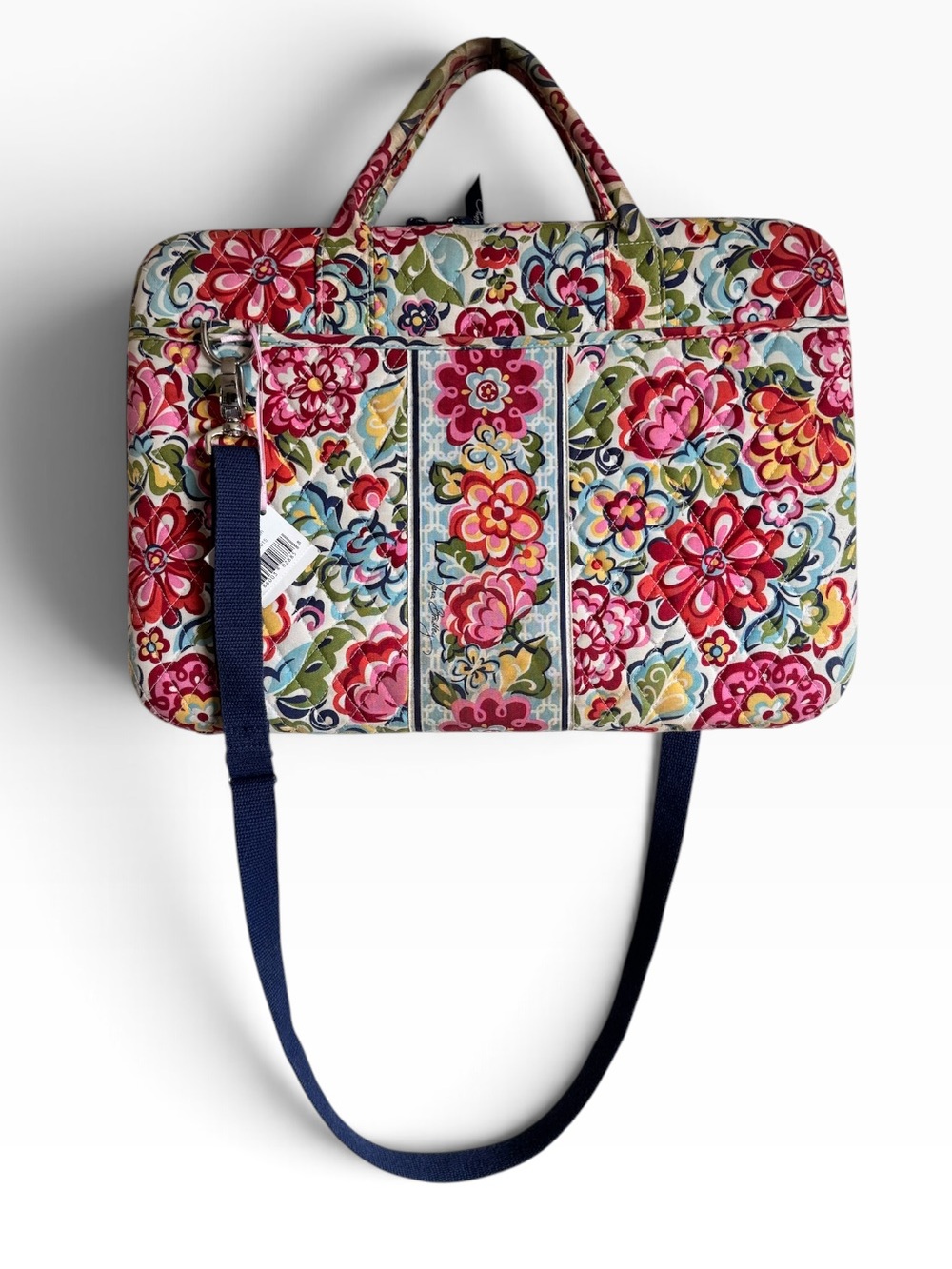 Vera Bradley Floral Quilted Laptop Bag in Hope Garden